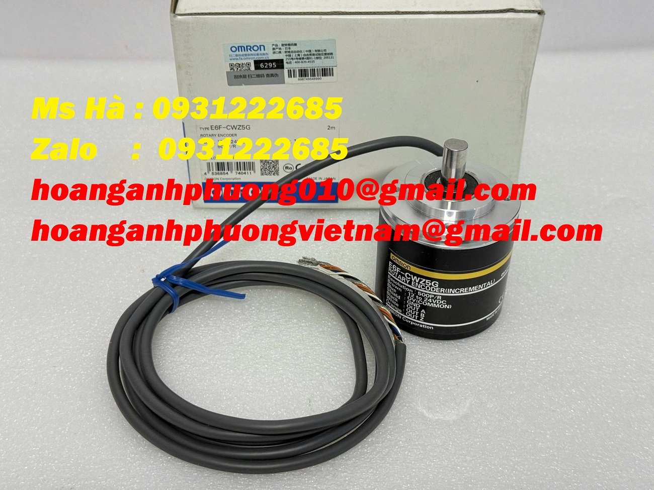 Giá tốt - Bộ mã hóa vòng quay Omron E6F-CWZ5G 500P/R