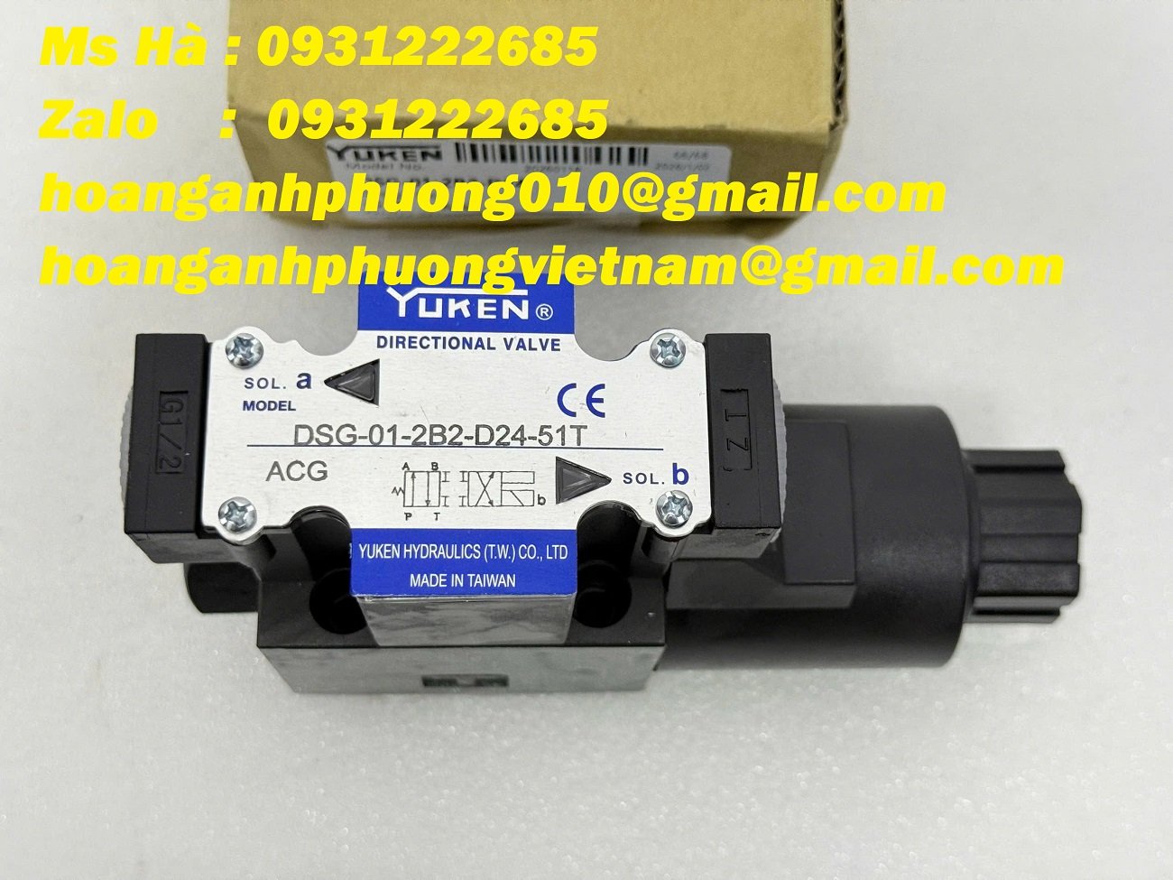 Van thủy lực - Yuken DSG-01-2B2-D24-51T ưu đãi giá tốt