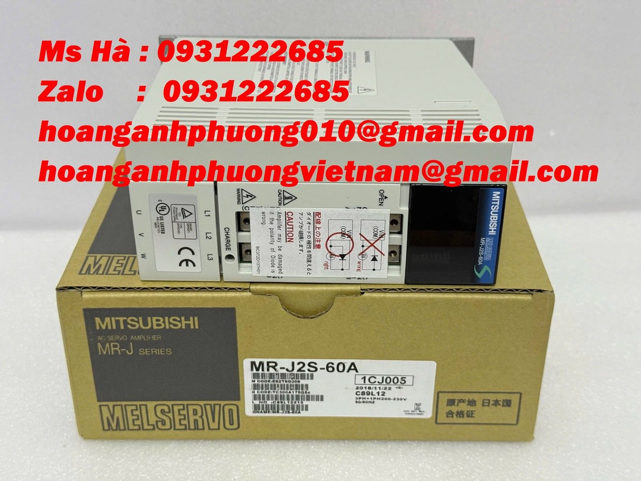 Cung cấp servo uy tín dòng MR-J2S-60A mitsubishi 600W