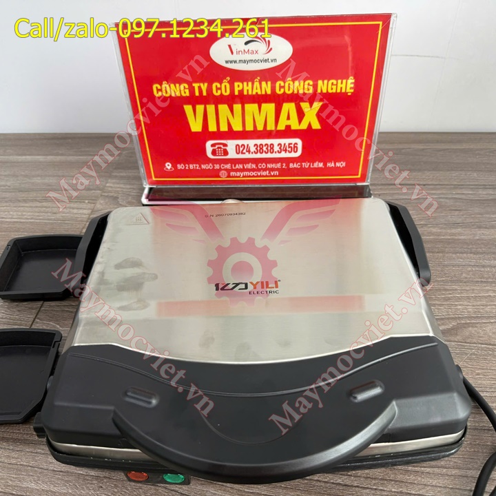 Máy ép-nướng-kẹp bánh mỳ Yili 1500w Y2626