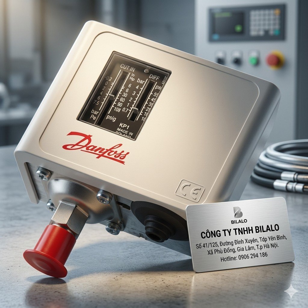 Danfoss KP1 – Công tắc áp suất đa ứng dụng