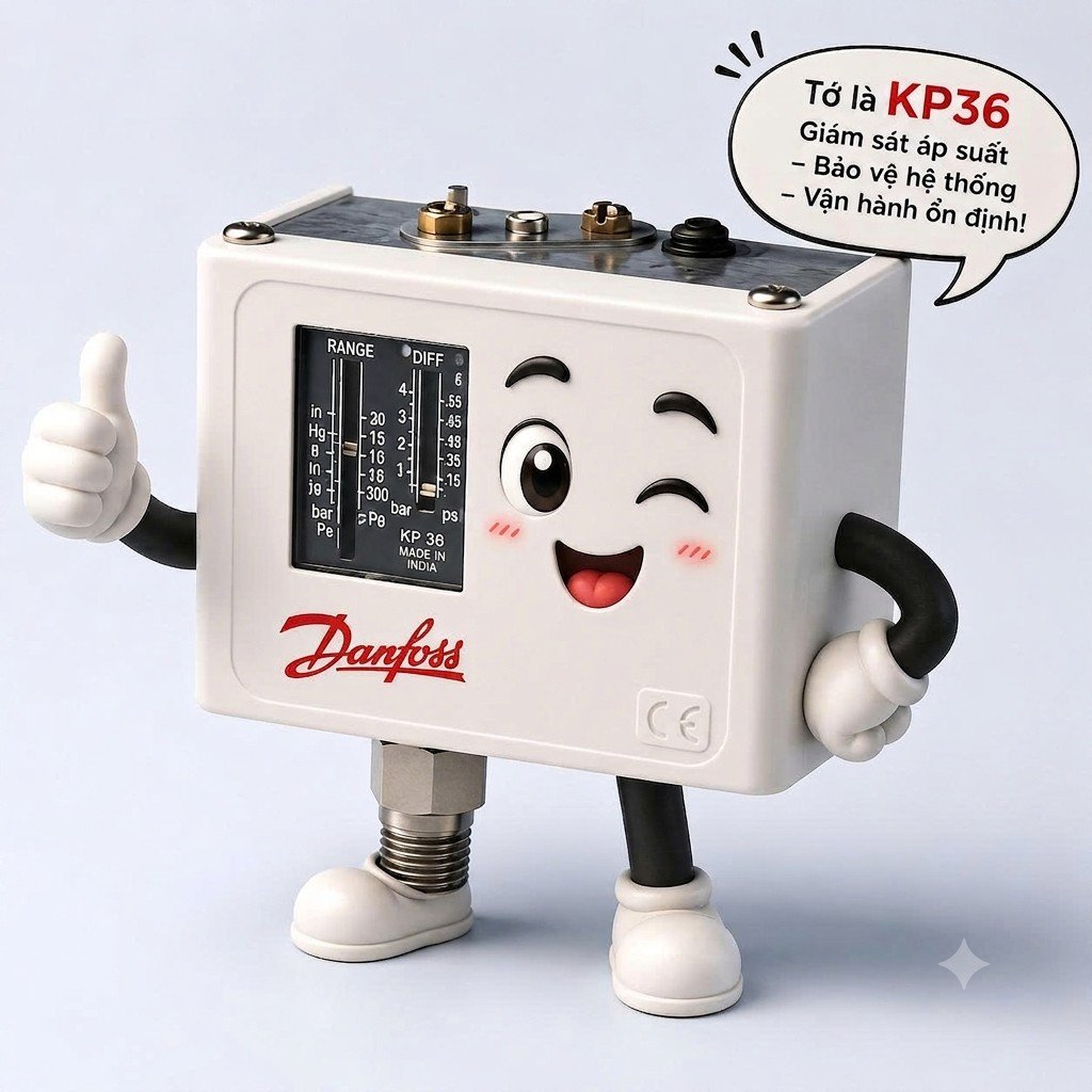 Công tắc áp suất Danfoss KP36 có gì nổi bật?