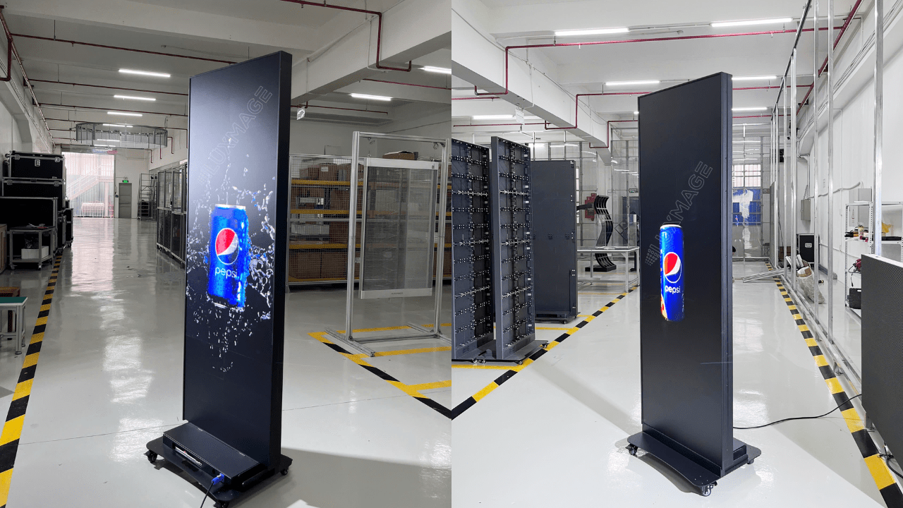 Màn hình quảng cáo chân đứng giá rẻ chĩnh hãng 