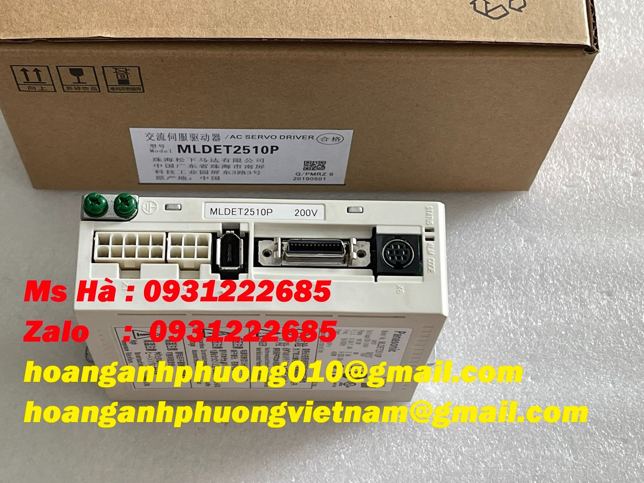 MLDET2510P - Bộ điều khiển servo 400W Panasonic dòng Minas E