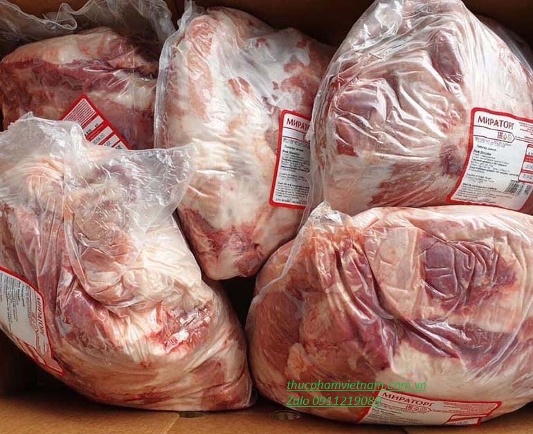 Nạc vai heo – Công ty cung cấp thịt heo đông lạnh nhập khẩu tại Hà Nội