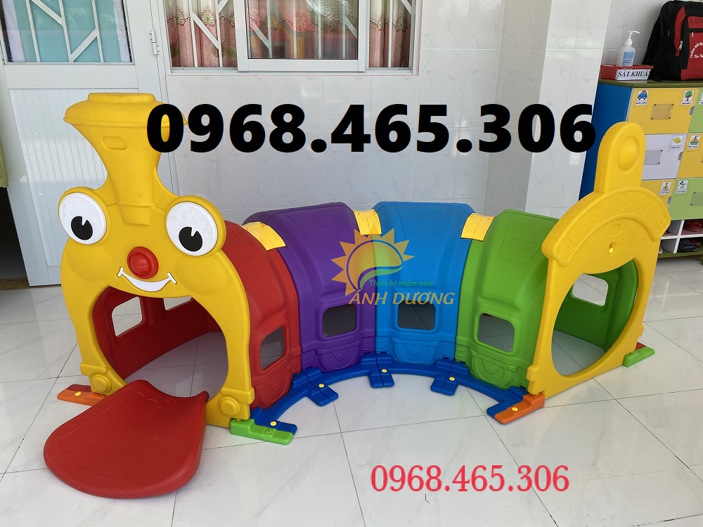 Hang chui cú mèo mầm non, hầm chui con sâu nhập khẩu cho bé