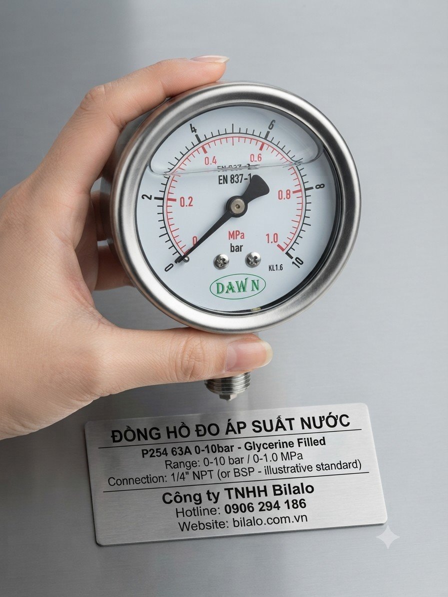 Khám phá ưu điểm của đồng hồ đo áp suất DAWN