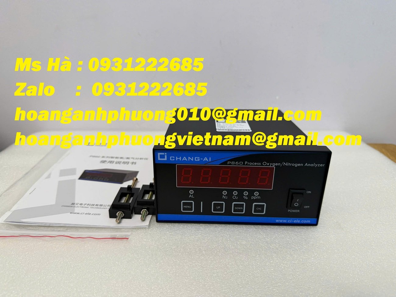 Máy phân tích khí Nitơ Chang-Ai P860 4N độ chính xác cao