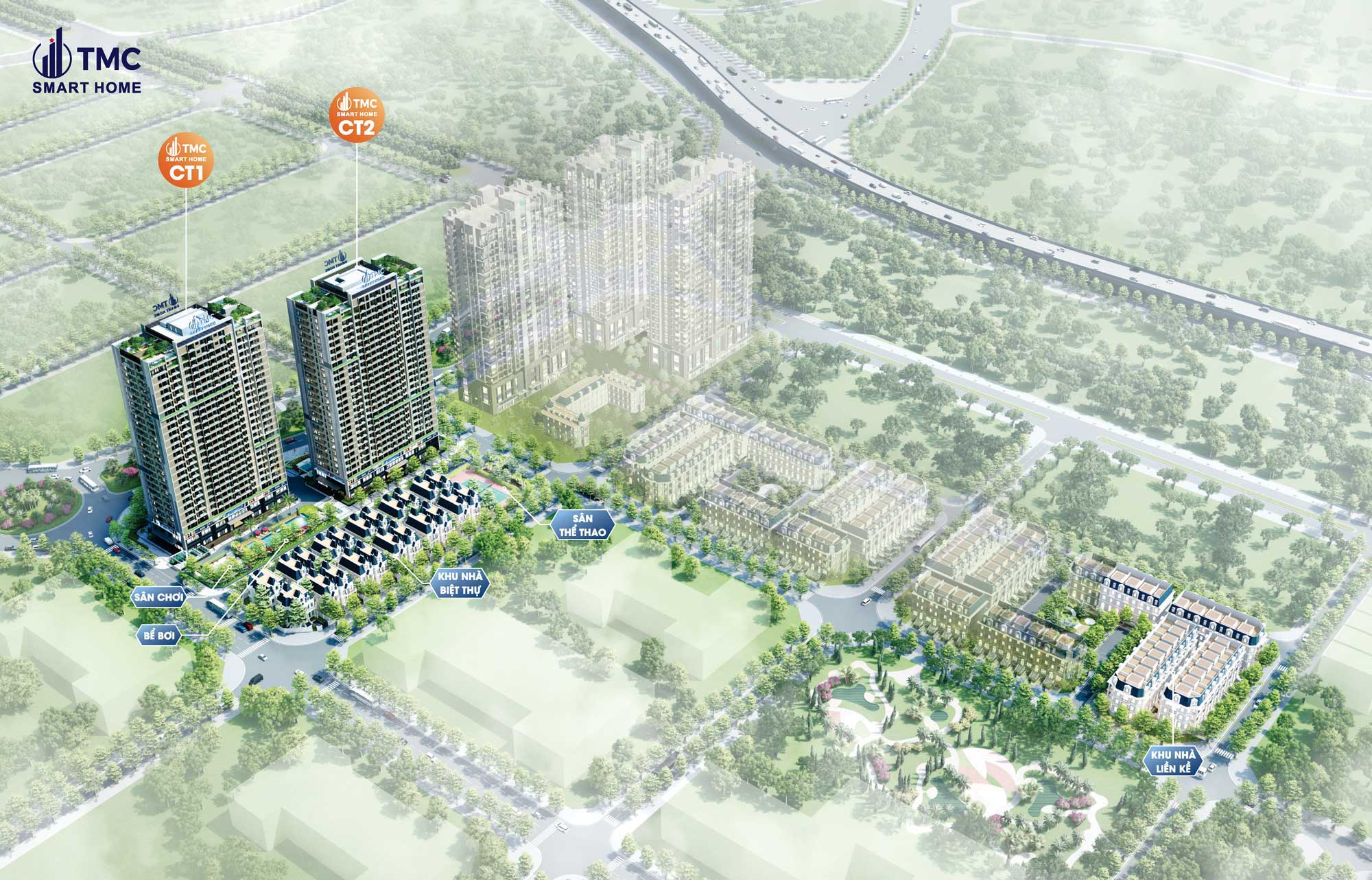 Chung cư TMC Smart Home Bắc Từ Liêm | Bảng giá & Mặt bằng