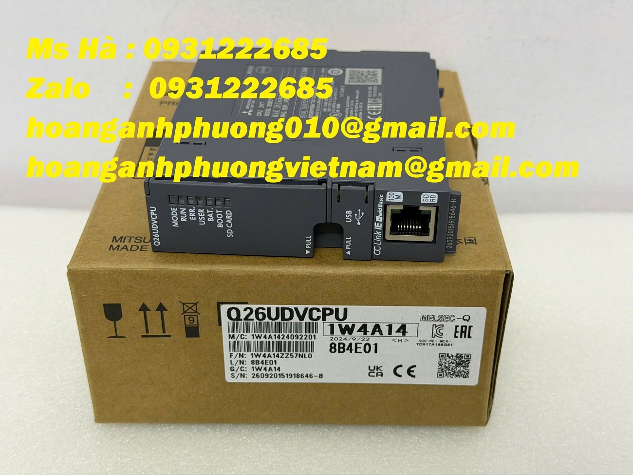 Hoàng Anh Phương - bán mô đun Q26UDVCPU mitsubishi mới 100%