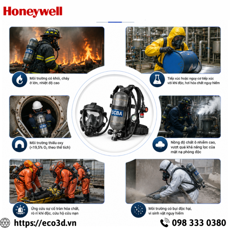 SCBA khác gì mặt nạ phòng độc? Khi nào cần sử dụng SCBA?