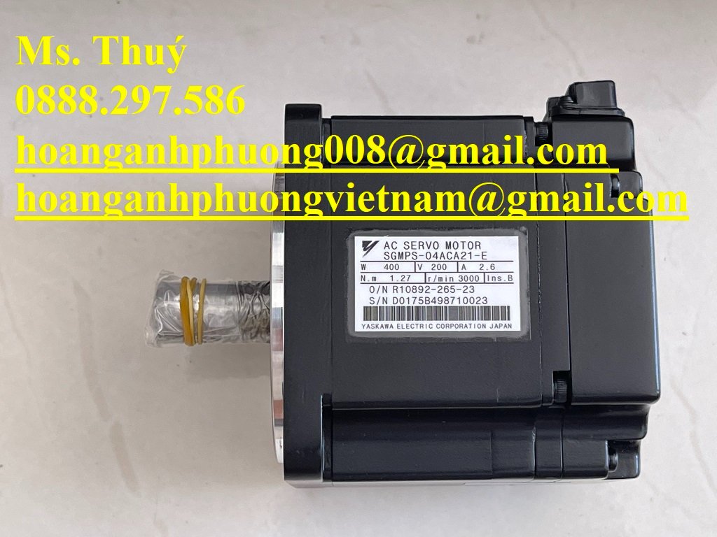 Yaskawa SGMPS-04ACA21-E - Động cơ mới 100% - Giao toàn quốc