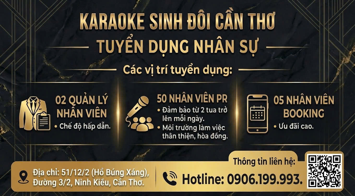 ✨ [TUYỂN DỤNG]  GIA NHẬP TEAM SINH ĐÔI CẦN THƠ, THU NHẬP ĐỘT PHÁ!