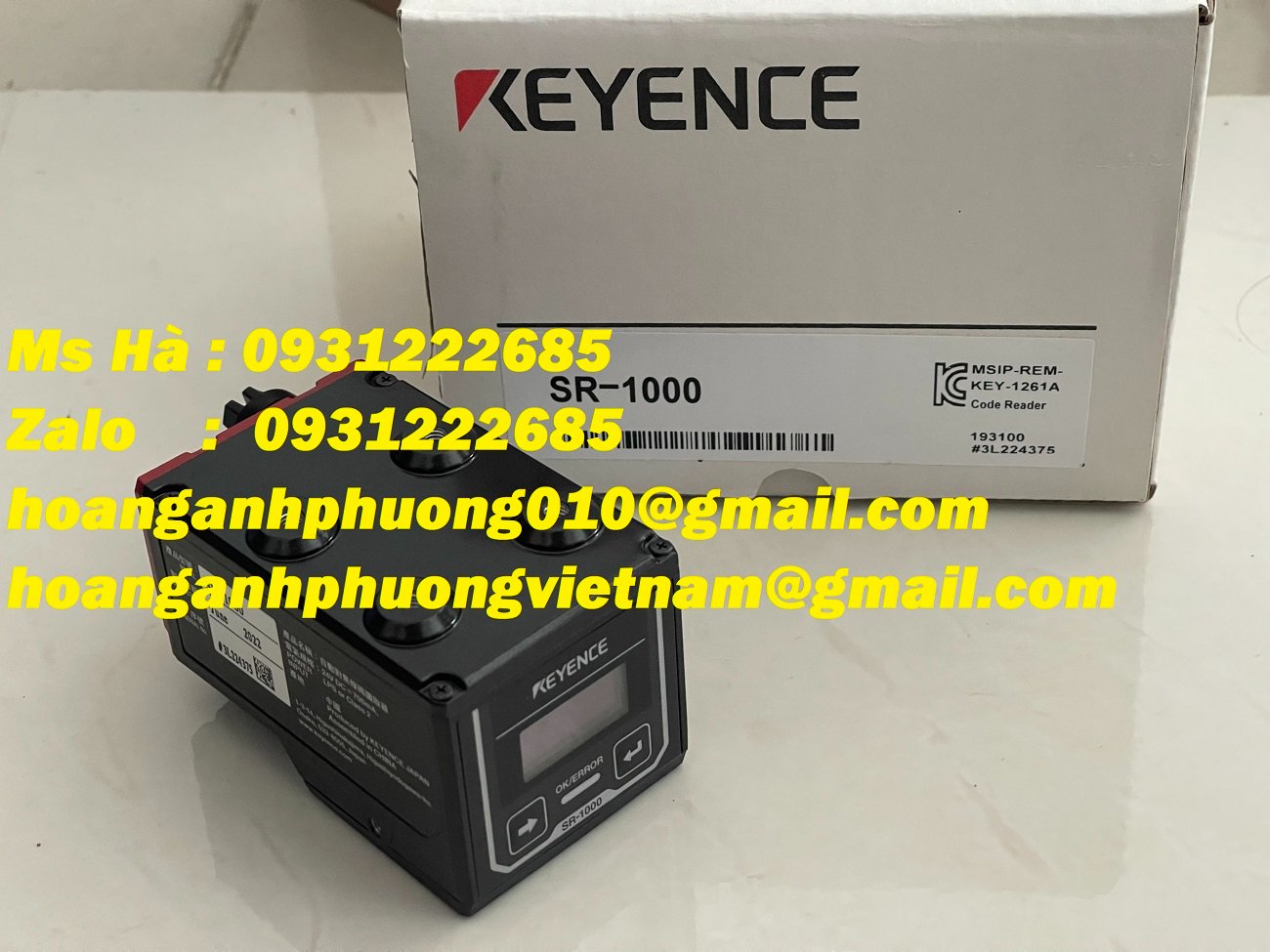 Báo giá tốt - Thiết bị quét mã vạch SR-1000 Keyence