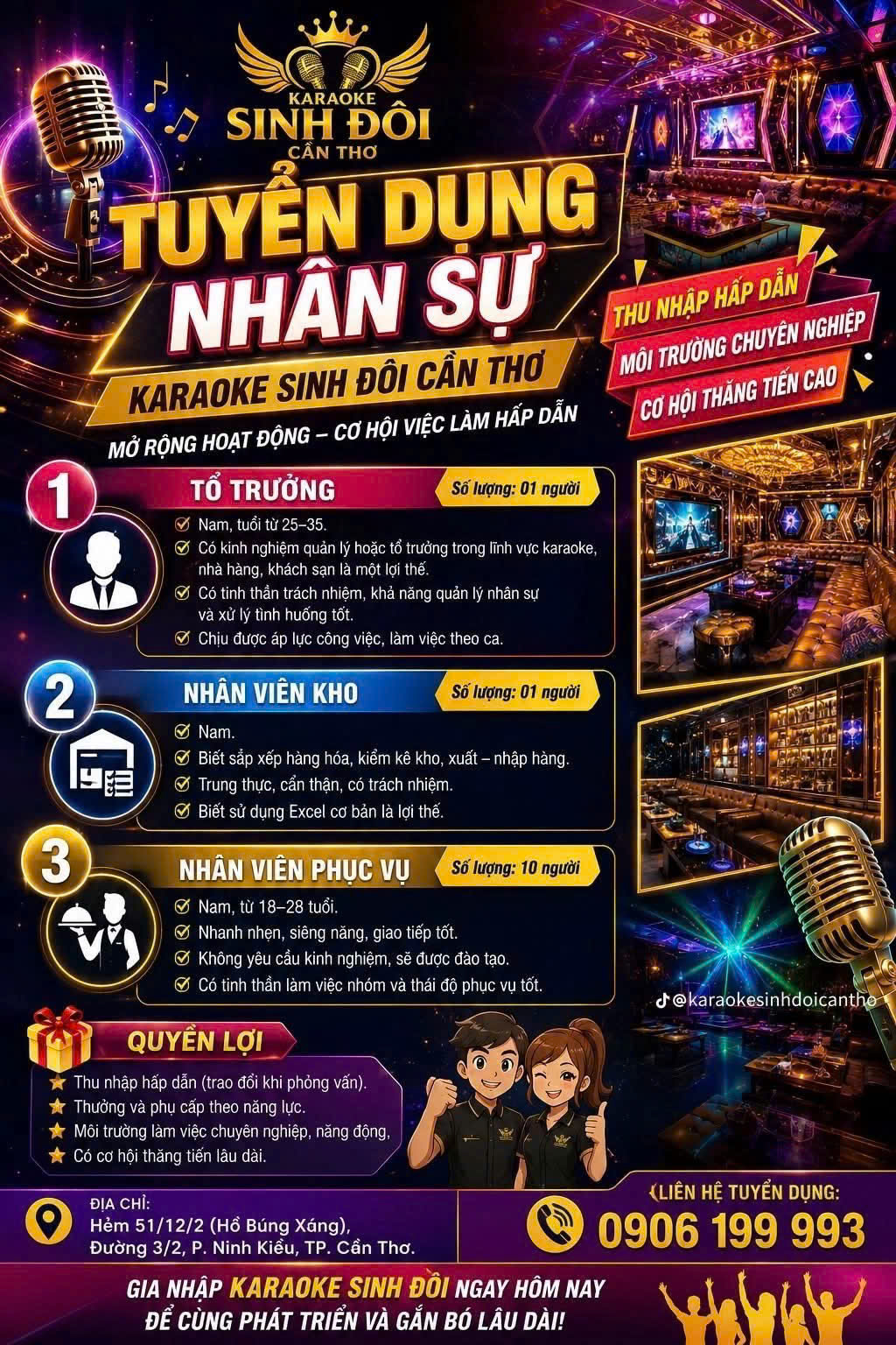 🔥 KARAOKE SINH ĐÔI CẦN THƠ "TRUY TÌM" ĐỒNG ĐỘI - GIA NHẬP NGAY!