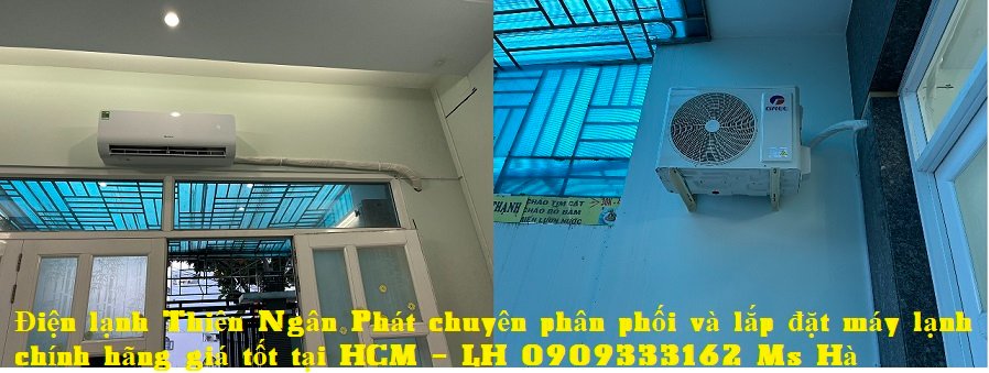 Cung cấp và lắp đặt máy lạnh treo tường Gree 1.5HP tại TP.HCM