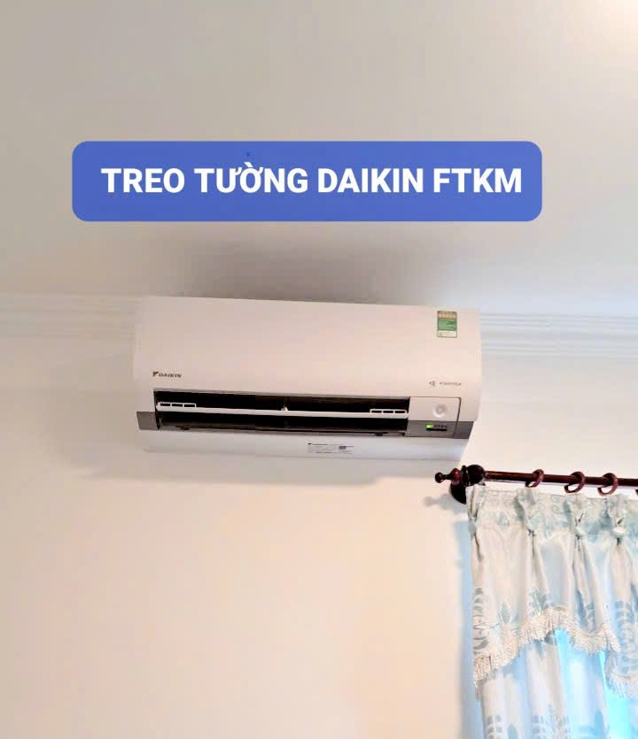 Máy Lạnh Treo Tường Daikin 1.0hp inverter lắp căn hộ