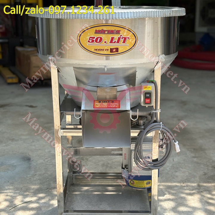 Máy trộn thức ăn cối inox 50kg - TC50 giá rẻ