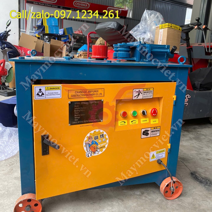 Máy uốn vòng sắt 3 pha phi 6-12mm GWH10