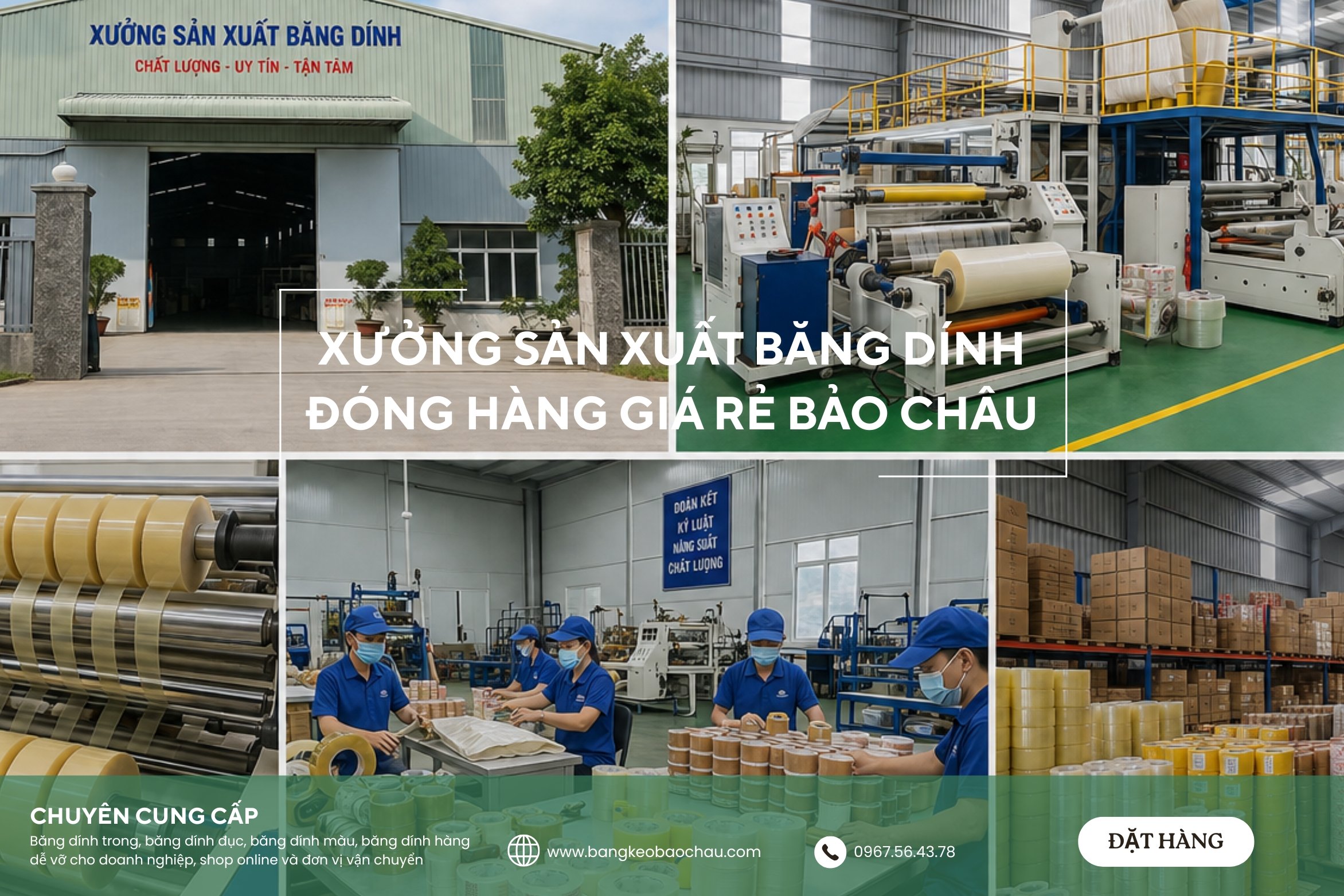 Xưởng Sản Xuất Băng Dính Đóng Hàng Giá Rẻ Bảo Châu