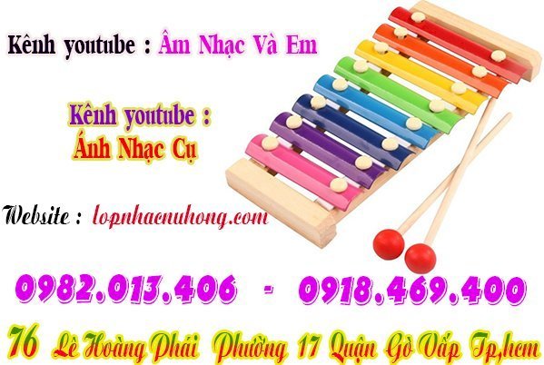 Mua nhạc cụ gõ xylophone tại gò vấp, tphcm
