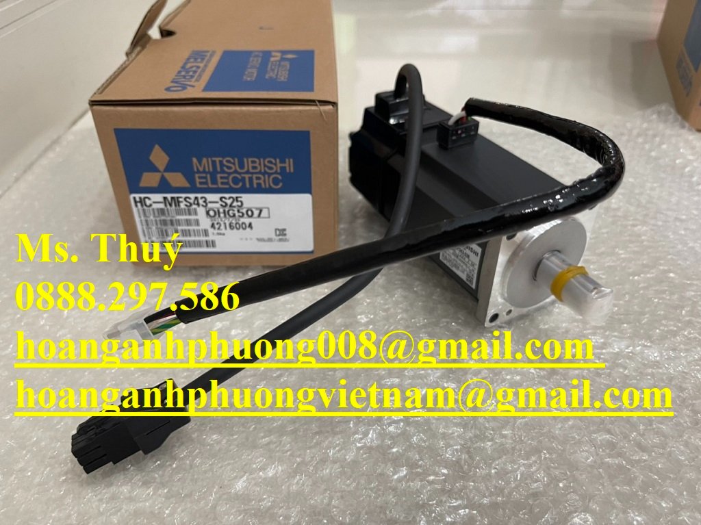Động cơ HC-MFS43-S25 - Chuyên hàng Mitsubishi tại Bình Dương