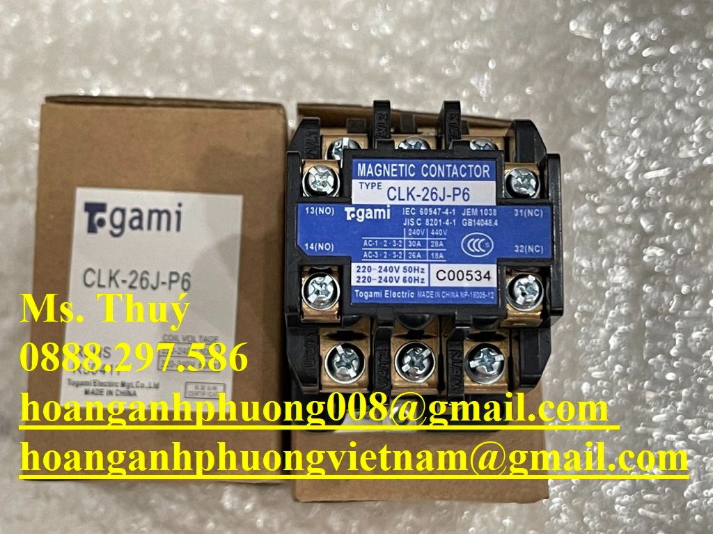 Togami Model CLK-26J-P6 - Khởi động từ giá ưu đãi