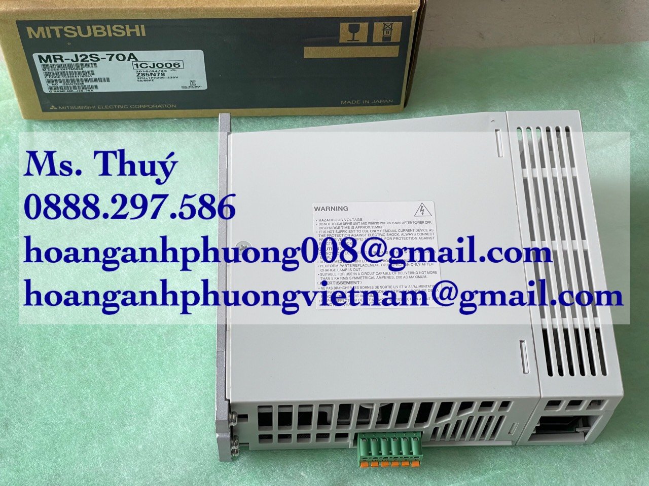 Hàng Nhật - Servo Driver MR-J2S-70A của Mitsubishi