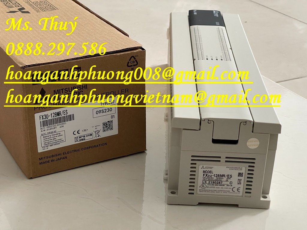 New PLC Mitsubishi FX3U-128MR/ES - Cty Hoàng Anh Phương