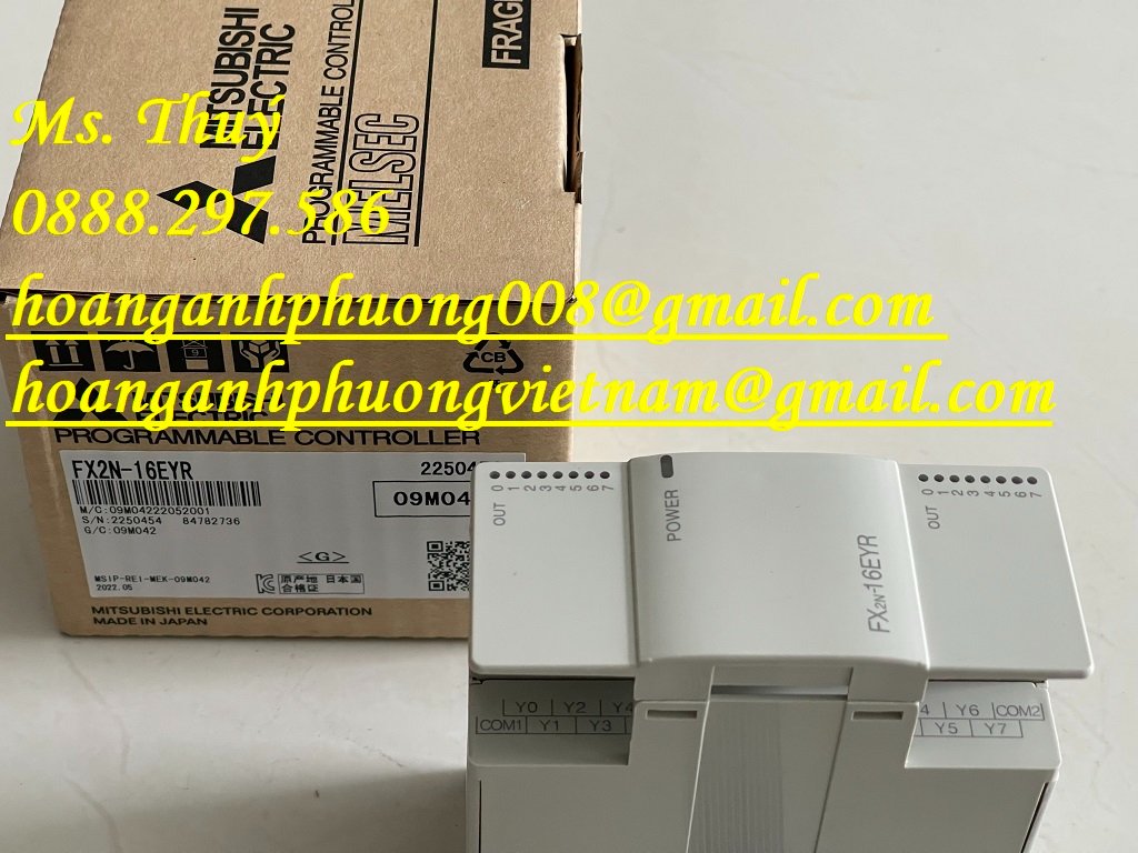 New PLC Mitsubishi FX2N-16EYR - GIá ưu đãi toàn quốc