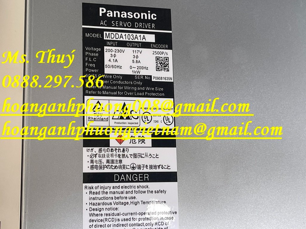 MDDA103A1A - Bộ điều khiển Panasonic nhập, mới 100%