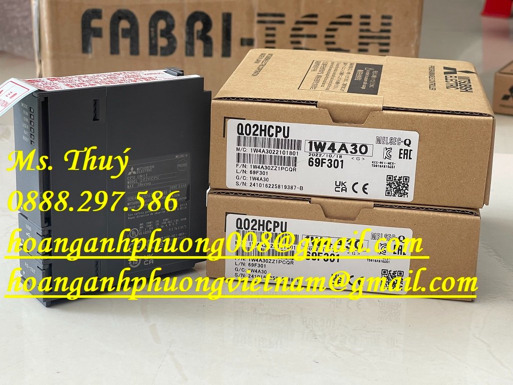 Mới 100% - Module Mitsubishi Q02HCPU - Bh 12 tháng