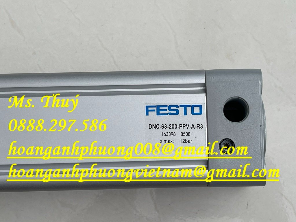 Festo DNC-63-200-PPV-A-R3 - Xi lanh giá tốt - Toàn quốc