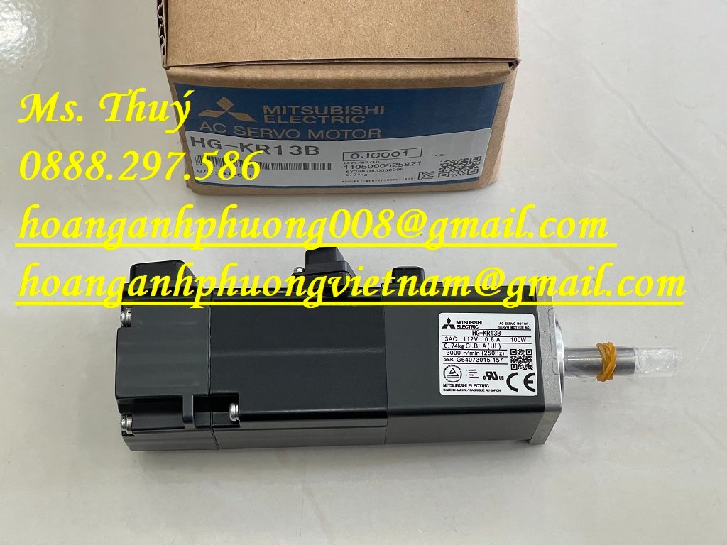 Ưu đãi giá tốt - Động cơ Servo Mitsubishi HG-KR13B - Mới 100%