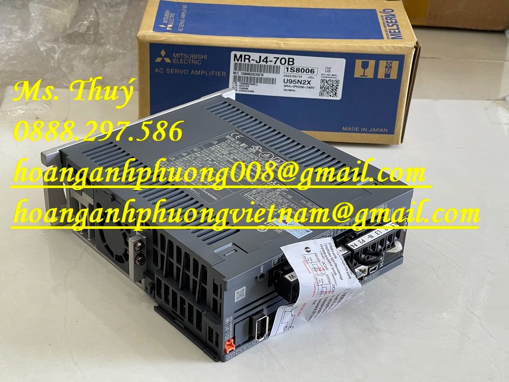 MR-J4-70B - Bộ điều khiển Mitsubishi giá ưu đãi - Giao ngay