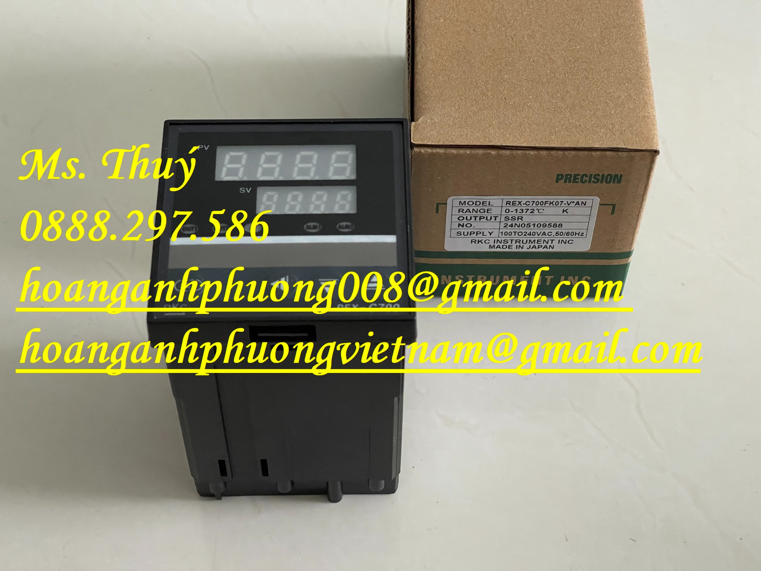 Bộ điều khiển nhiệt độ RKC REX-C700FK07-V*AN - Bình Dương