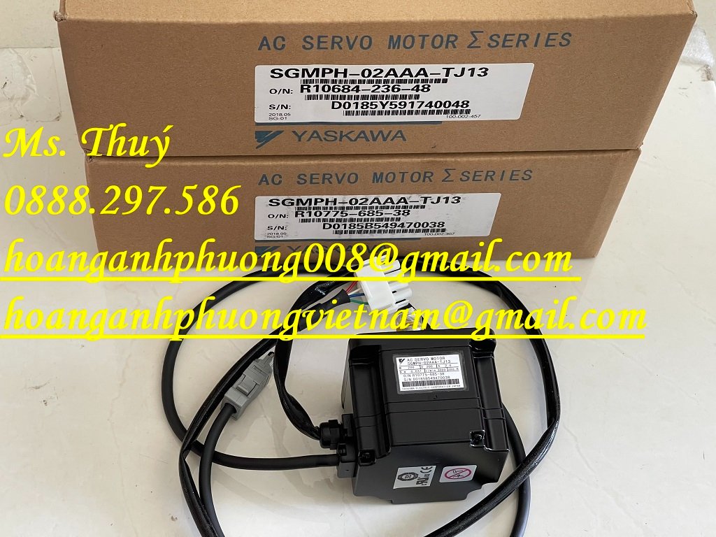 Yaskawa SGMPH-02AAA-TJ13 - Động cơ servo - Hàng mới 100%