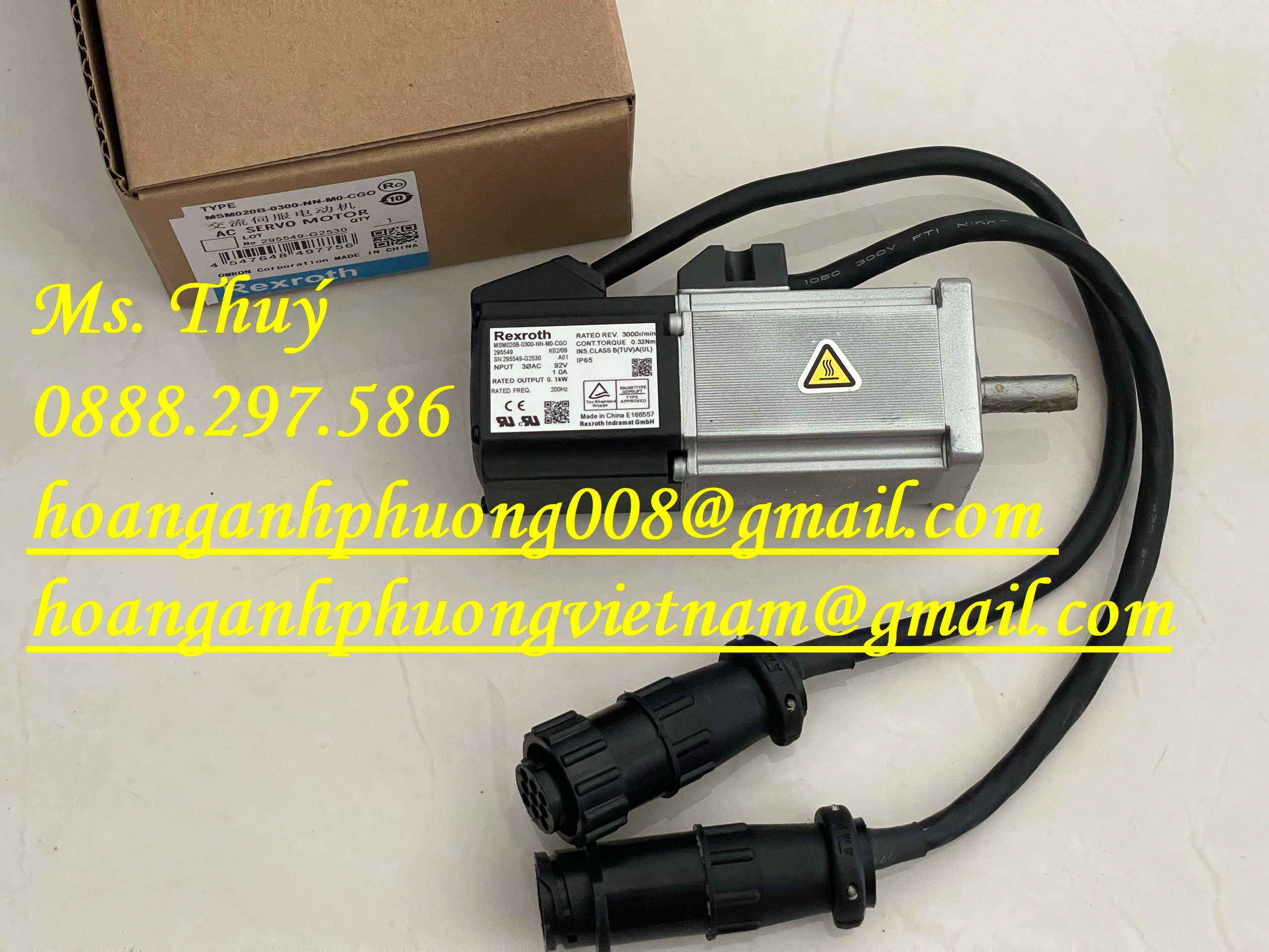 Động cơ servo Rexroth MSM020B-0300-NN-M0-CG0 - Giá tốt