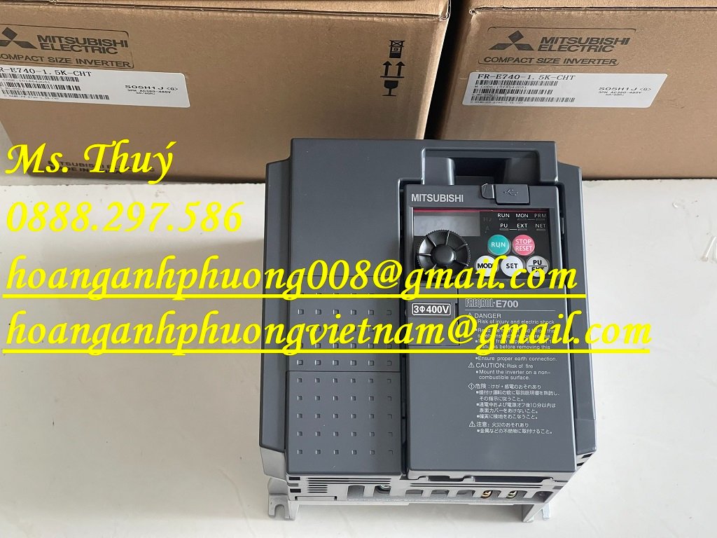 Mitsubishi - Biến tần model FR-E740-1.5K-CHT - Giao hàng toàn quố