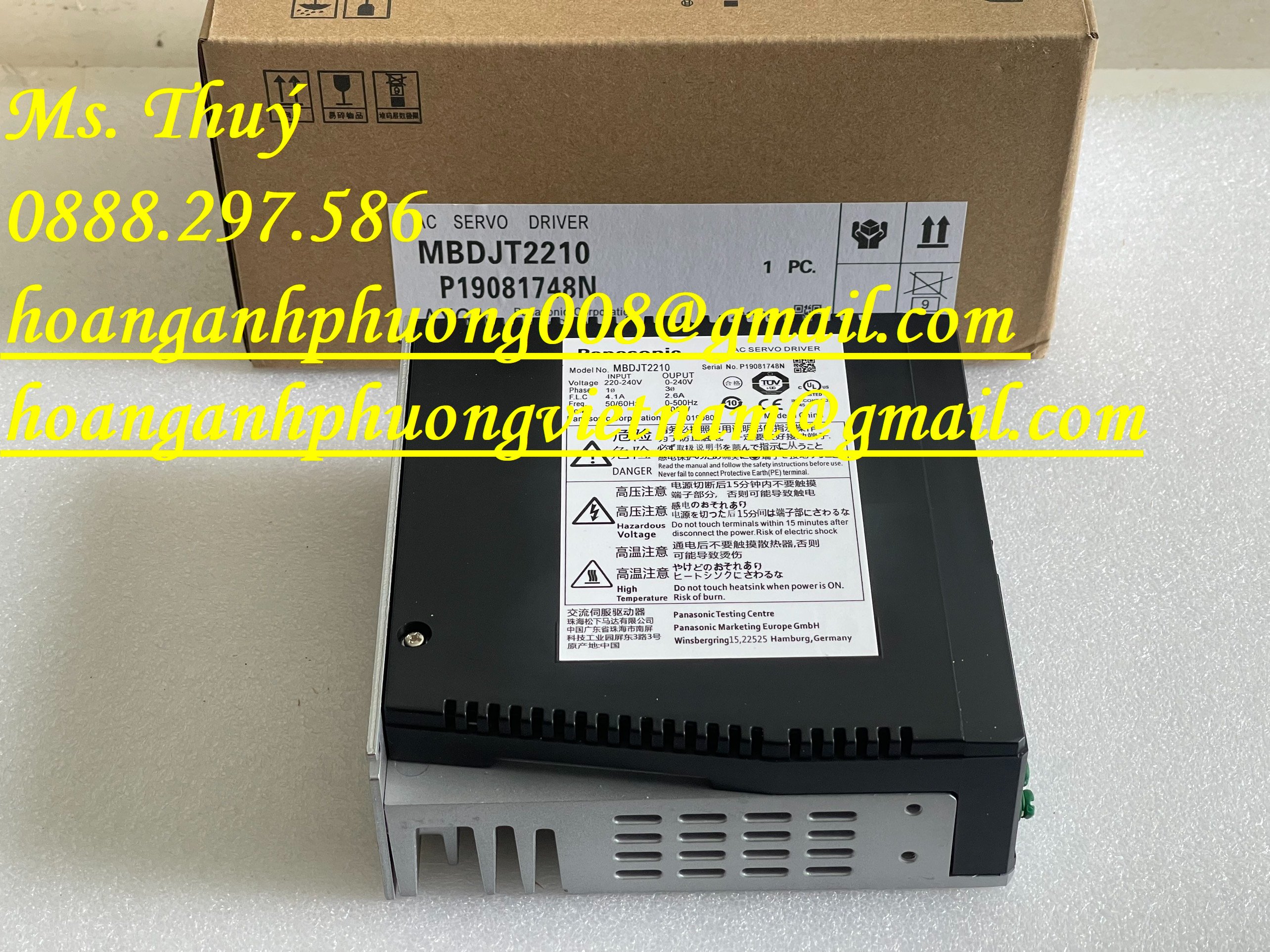 New Servo Driver MBDJT2210 - Hàng chuẩn nhập khẩu mới 100%