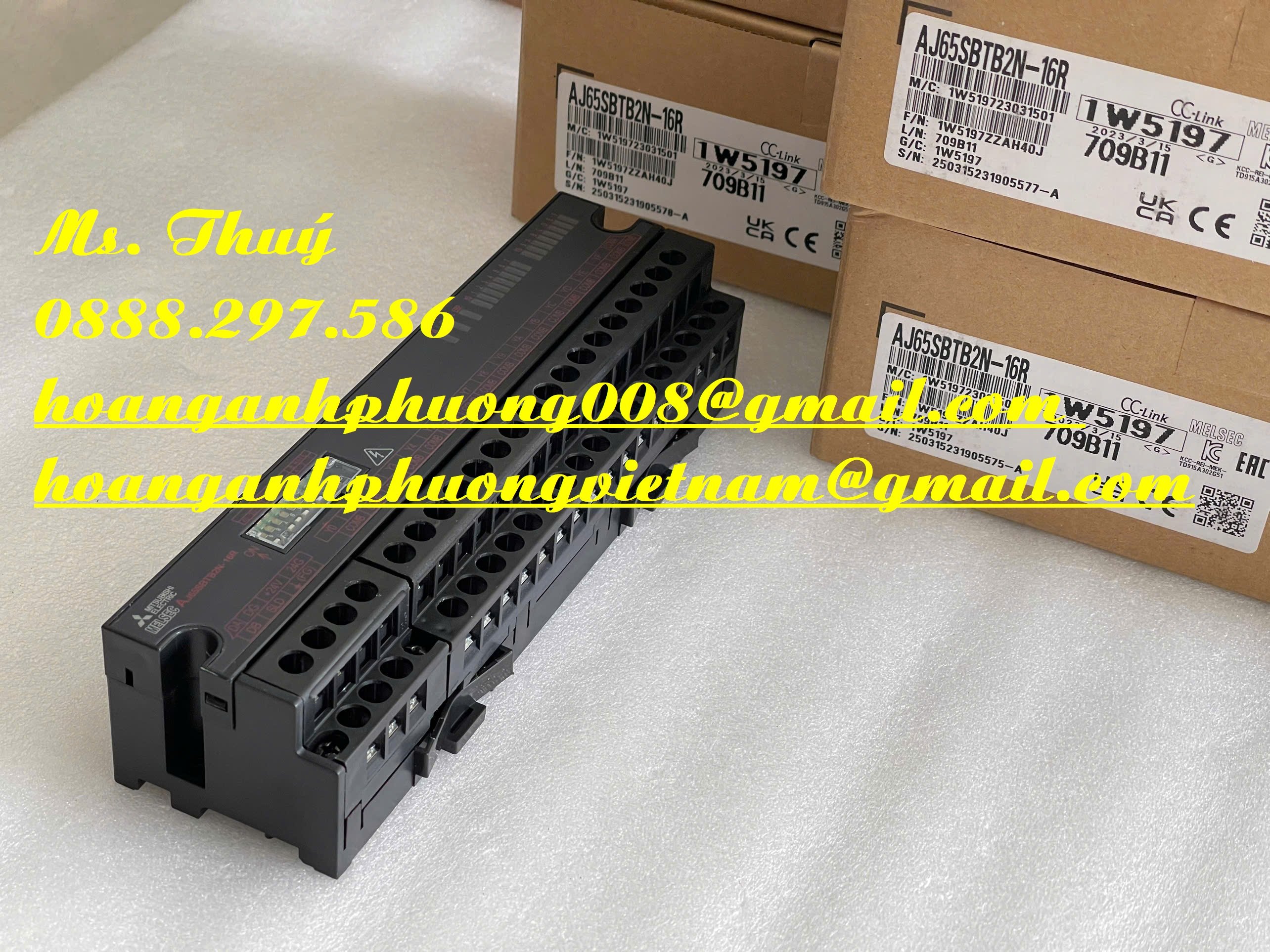 Chuyên thiết bị tự động hoá - Module AJ65SBTB2N-16R Mitsubishi