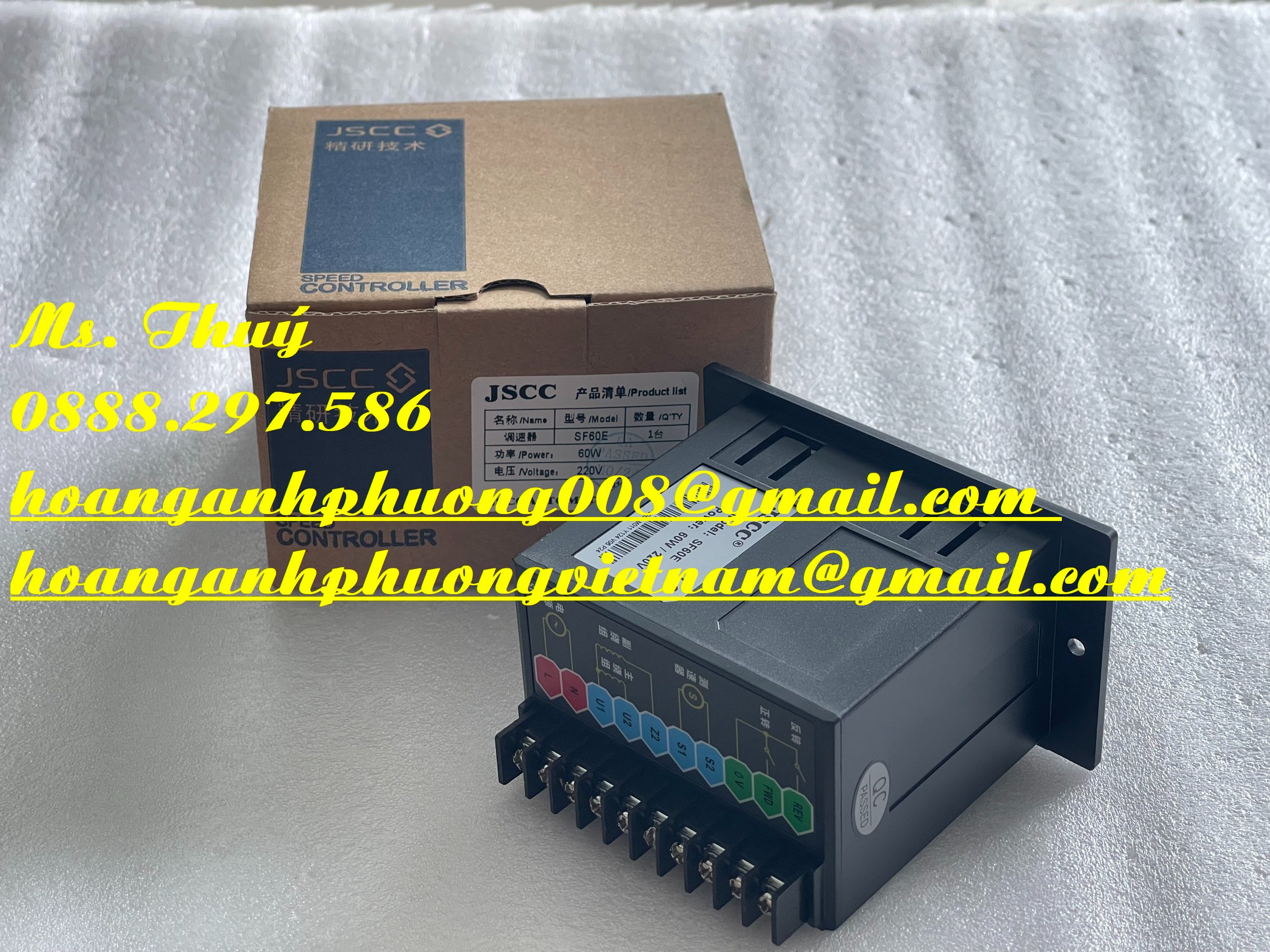 Bộ điều khiển tốc độ SF60E JSCC - Giao hàng toàn quốc