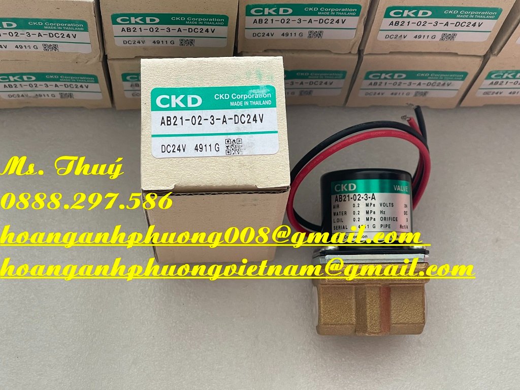 CKD B21-02-3-A DC24V - Van công nghiệp - Giá ưu đãi