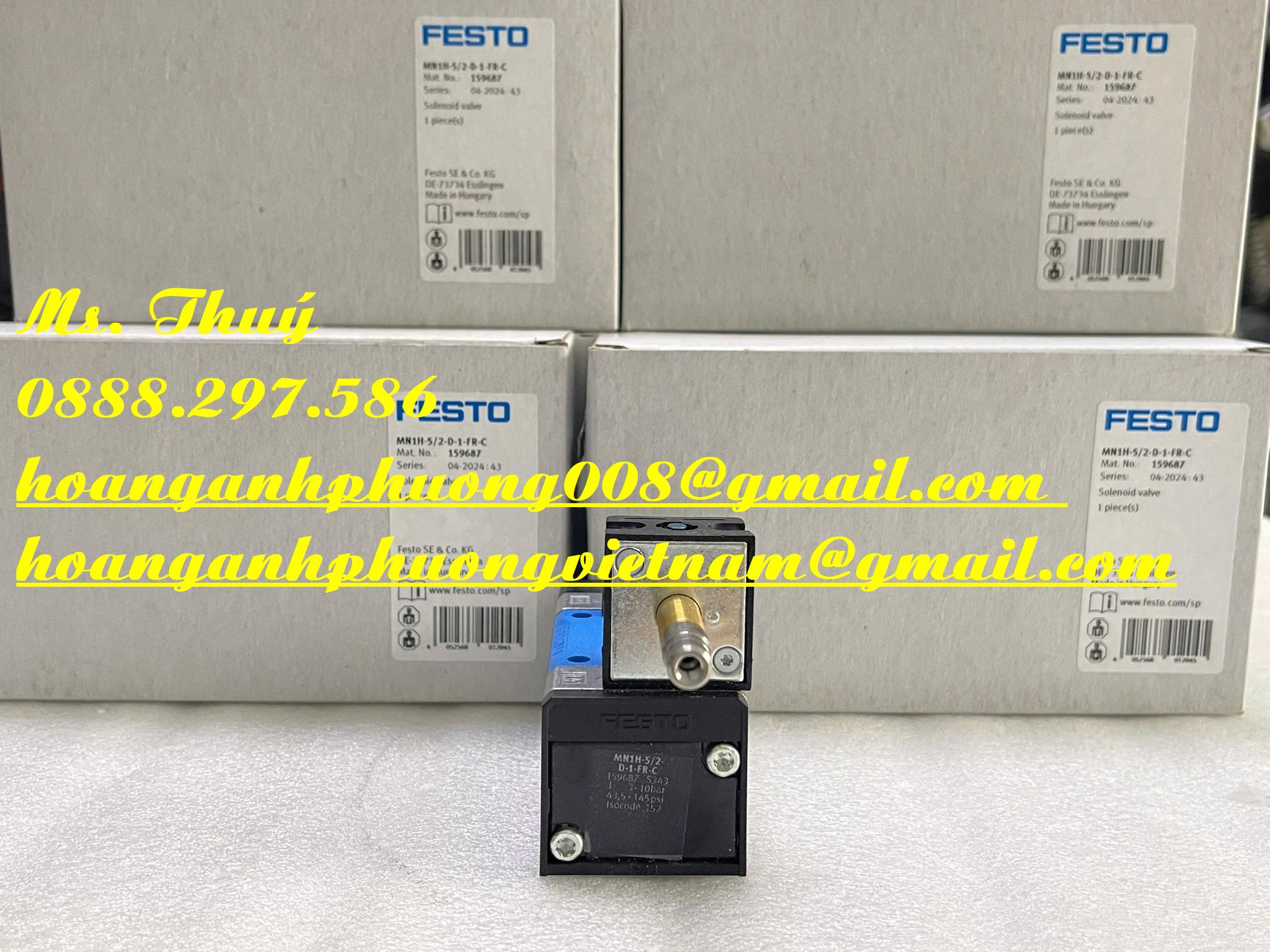 Van điện từ MN1H-5/2-D-1-FR-C của Festo - Hàng chuẩn giá tốt