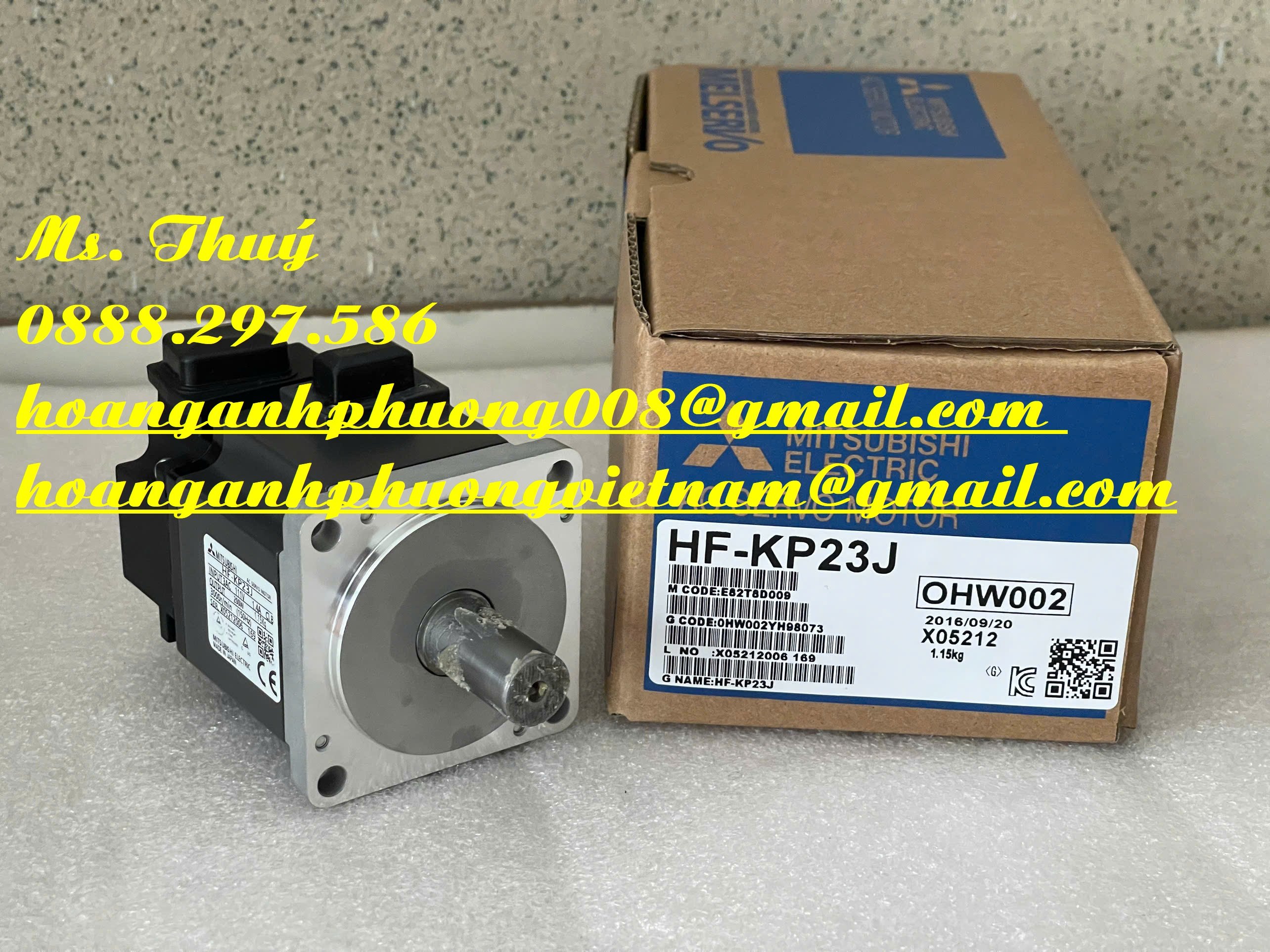 Động cơ servo AC  chất lượng cao HF-KP23J của Mitsubishi
