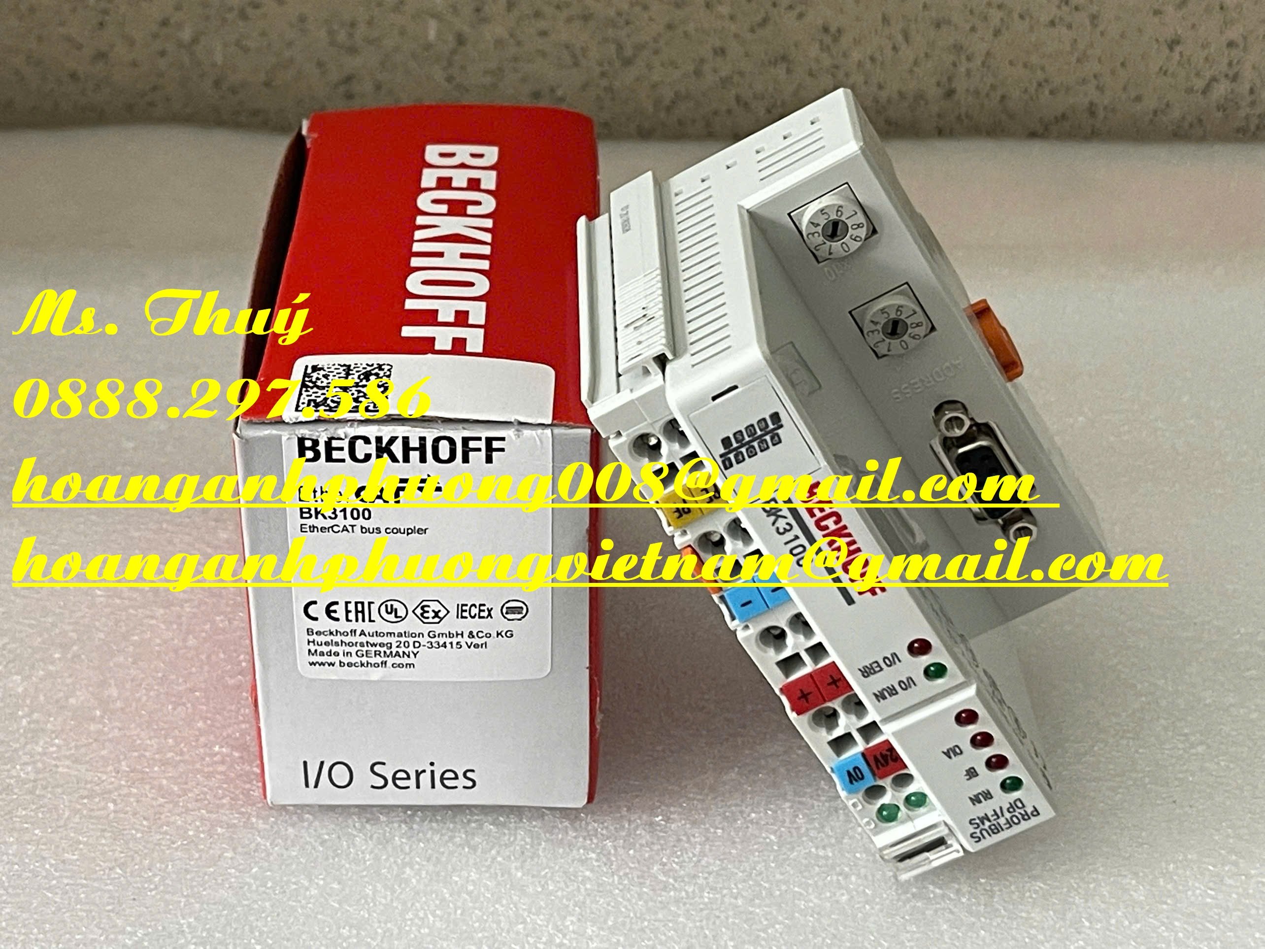 Module kết nối Beckhoff BK3100 - Nhà bán hàng chính hãng