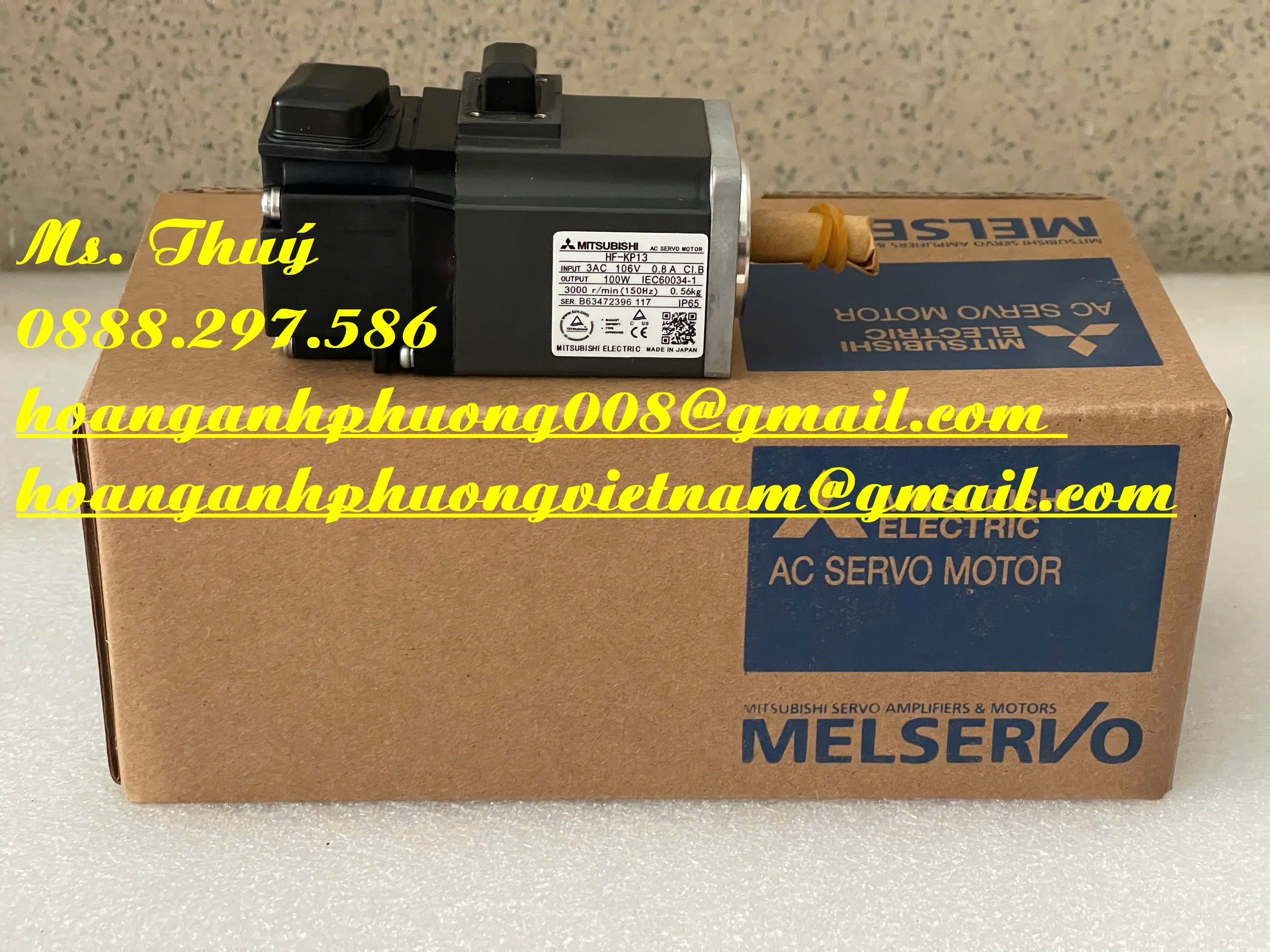Hàng Nhật - AC servo motor HF-KP13 Mitsubishi