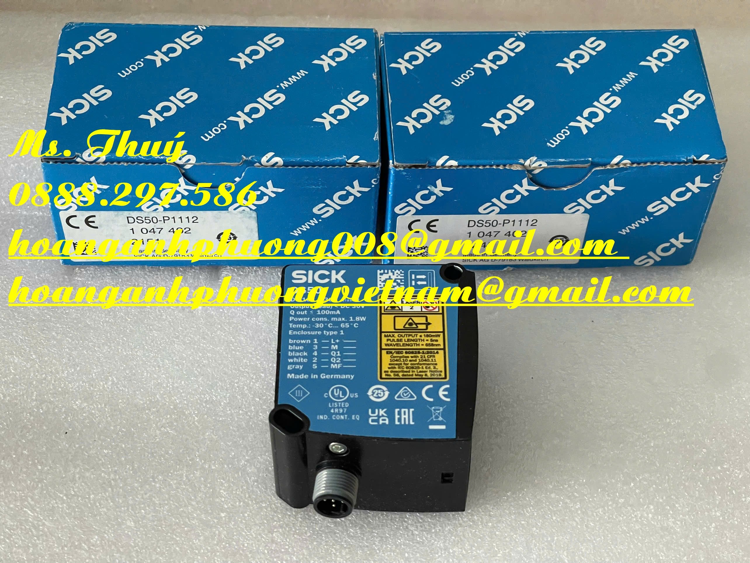 Cảm biến Sick giá tốt - DS50-P1112 - Giao toàn quốc