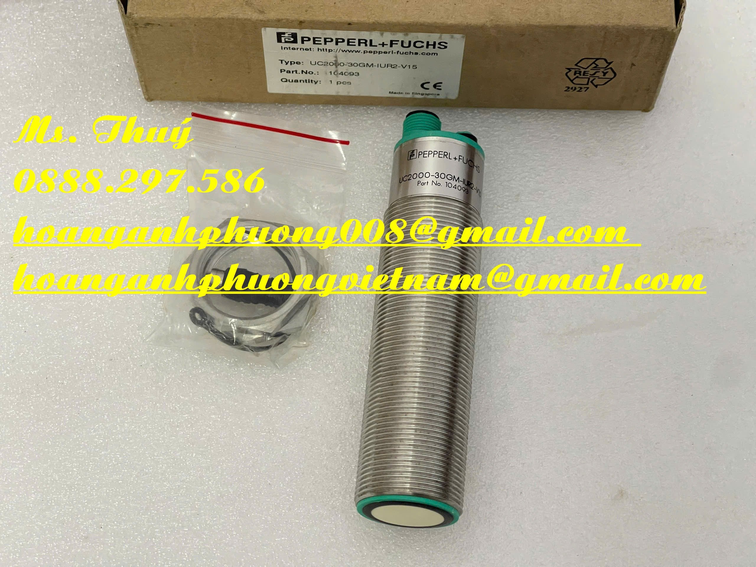 Pepperl + Fuchs - Cảm biến UC2000-30GM-IUR2-V15 - New