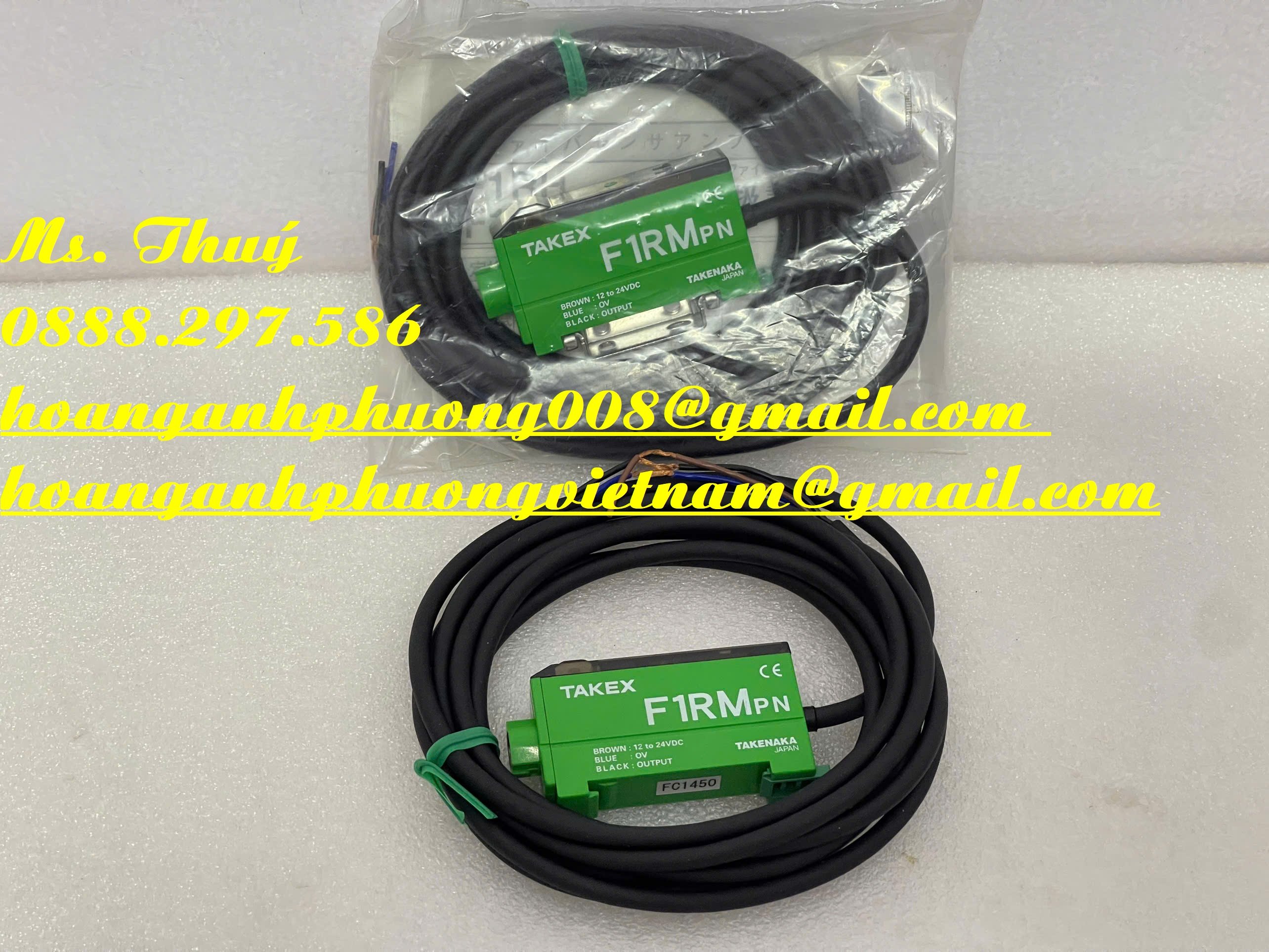 Cảm biến quang Takex F1RMPN 24VDC - Nhập khẩu